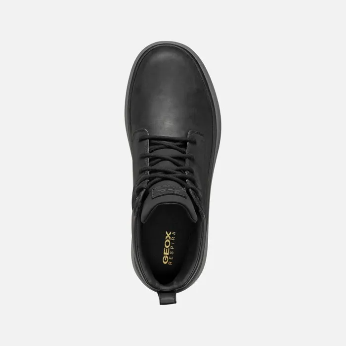 Man Geox Ankle Boots GRANITO GRIP ABX MAN Black Waterproof Boots Black