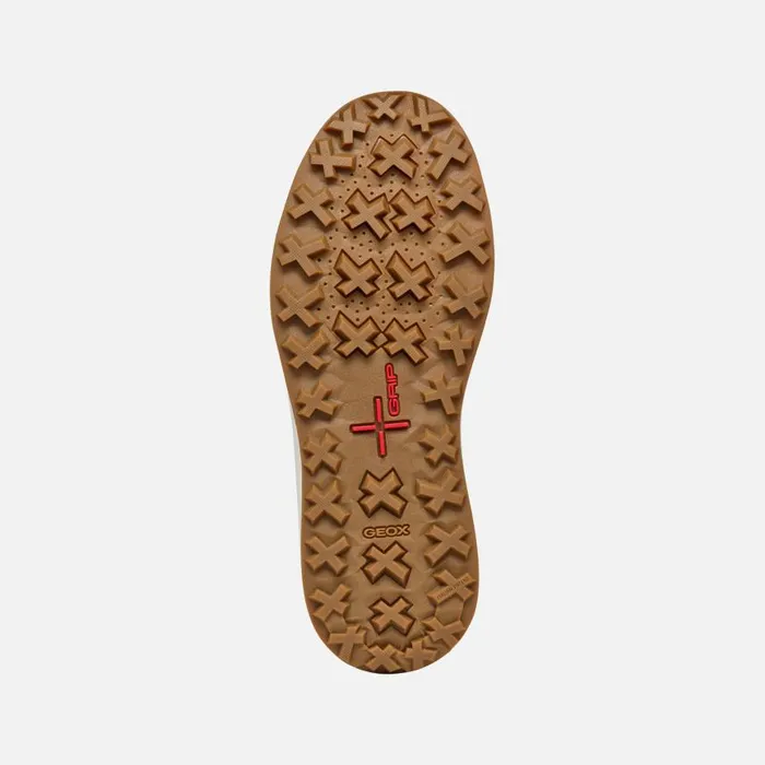 Man Geox Ankle Boots GRANITO GRIP ABX MAN Coffee Waterproof Boots Coffee