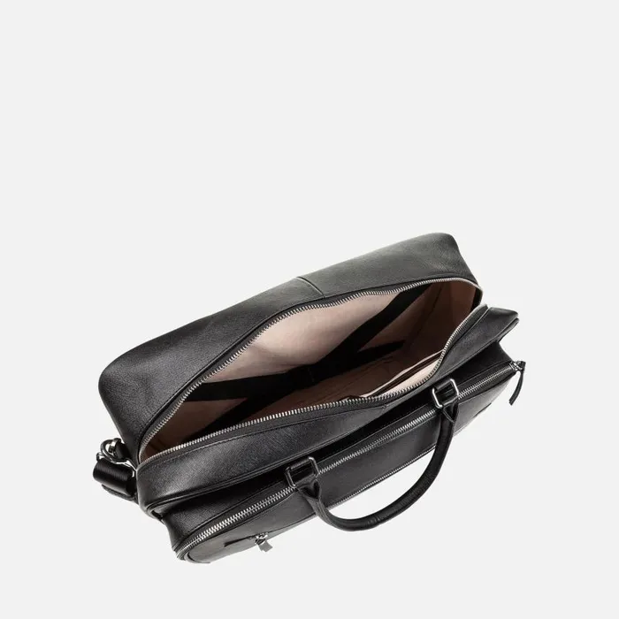 Man Geox Bags GIOURNEYER MAN Black Work Bag Black