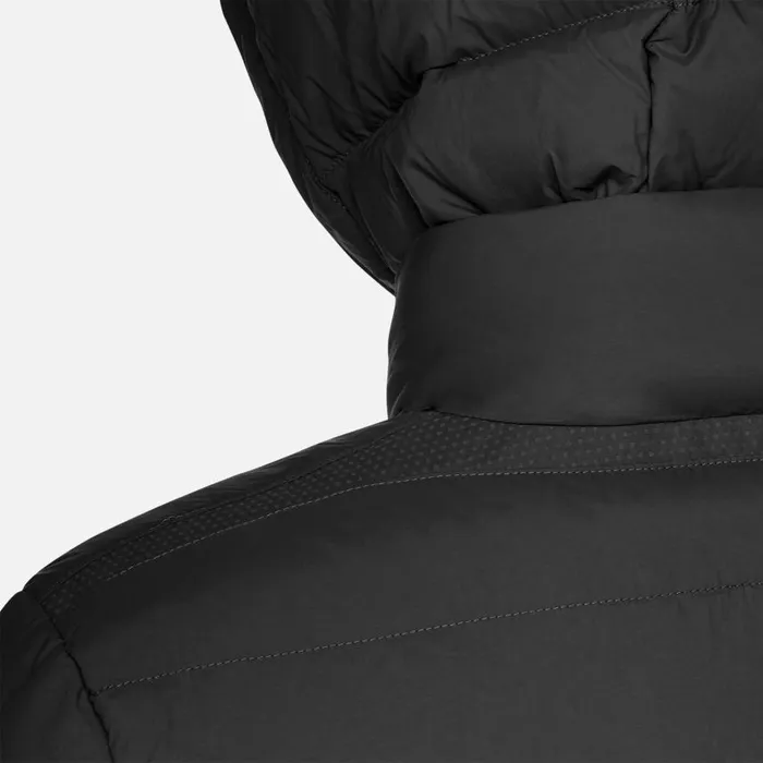Man Geox Down Jackets ELVER MAN Black Short Down Jacket Black