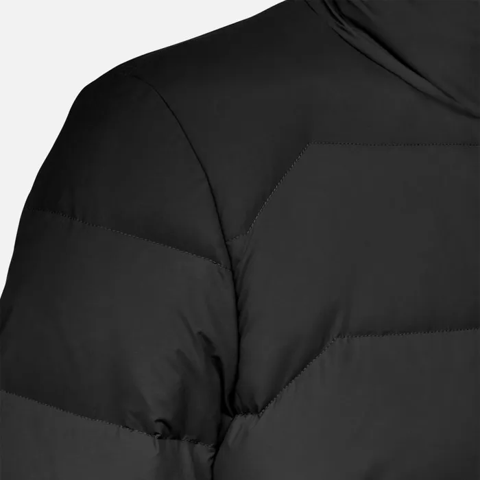 Man Geox Down Jackets ELVER MAN Black Short Down Jacket Black