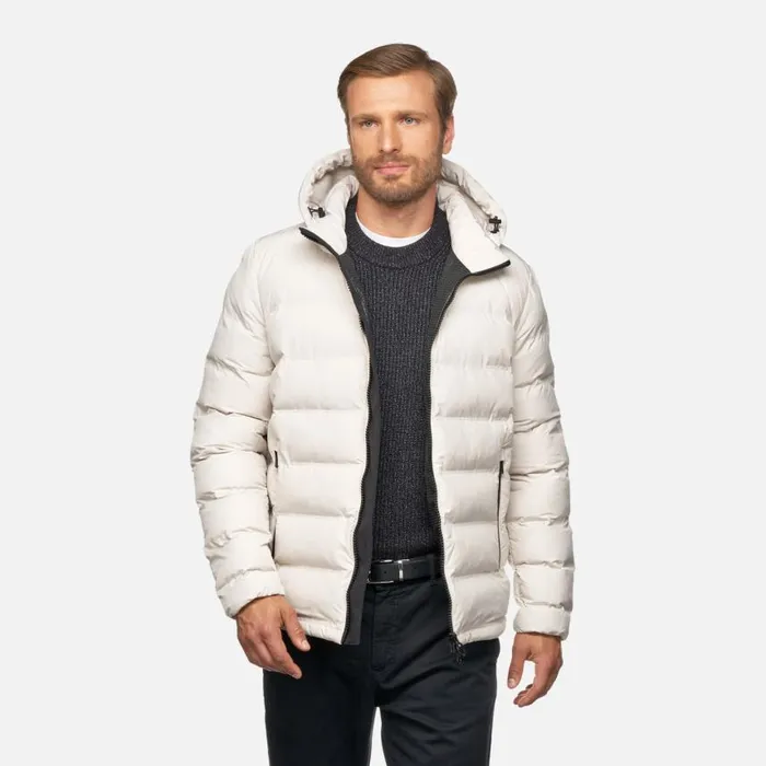 Man Geox Jackets SPHERICA MAN Rainy Day Short Parka Rainy Day
