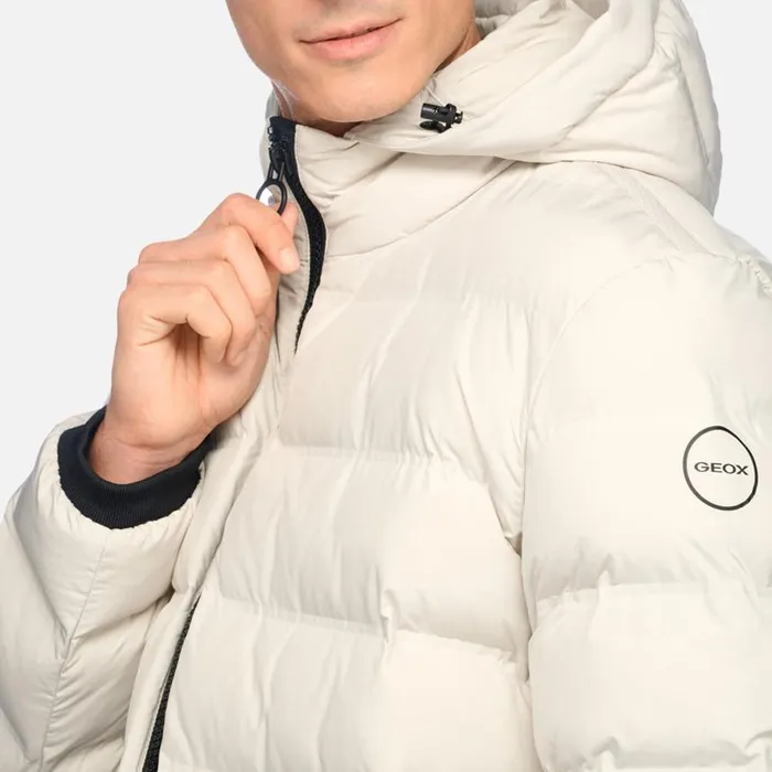 Man Geox Jackets SPHERICA MAN Rainy Day Short Parka Rainy Day