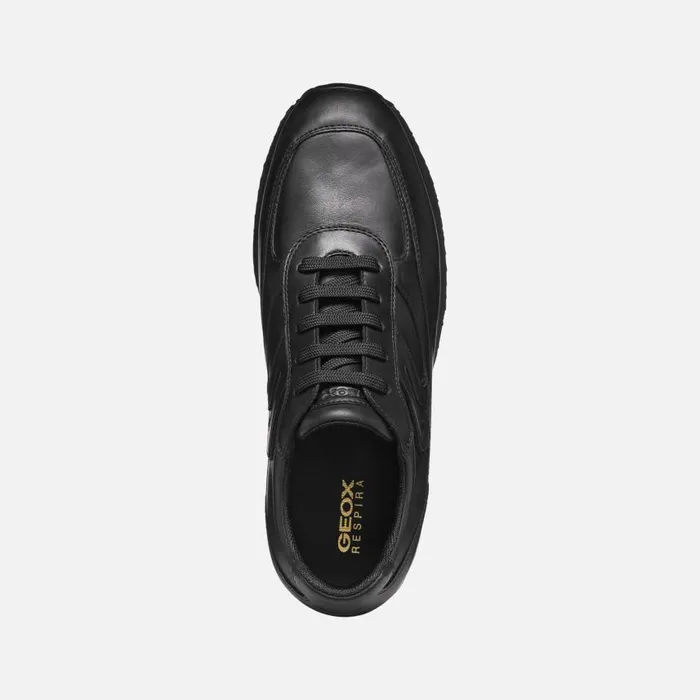 Man Geox Sneakers HAPPY MAN Black Low Top Sneakers Black