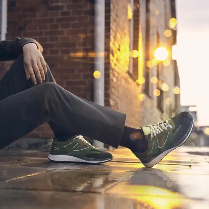 Man Geox Sneakers SPHERICA ACTIF X1 ABX MAN Dark CoffeeDark Green Low Top Sneakers Dark Coffeedark Green