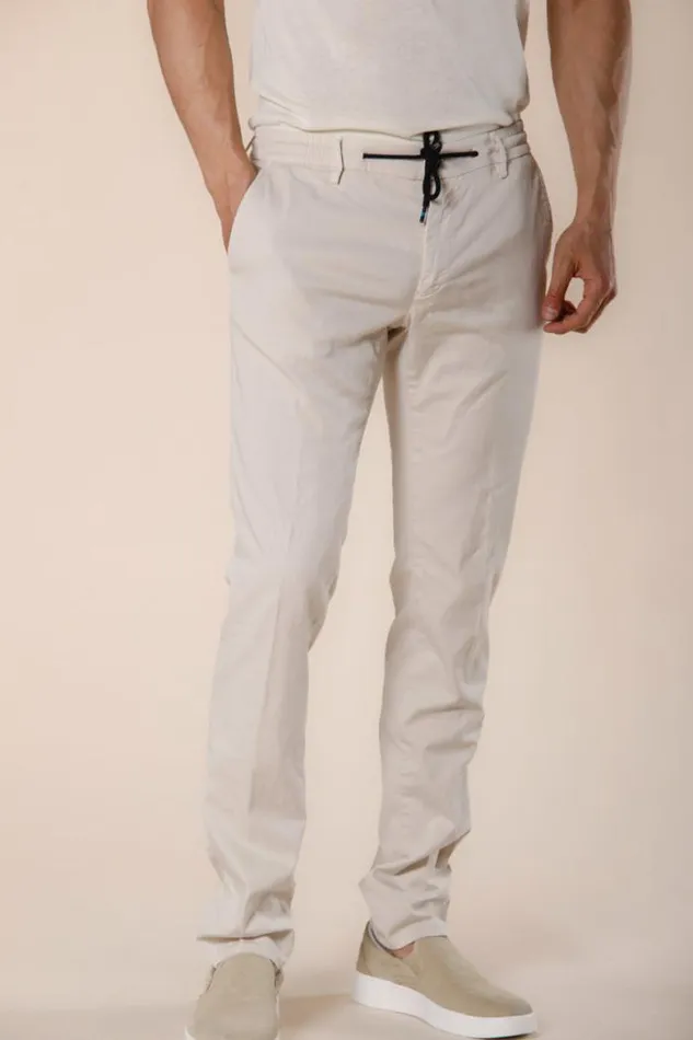 Man Milano Jogger Chino Jogger In Cotton And Tencel Extra Slim Mason039s Pants