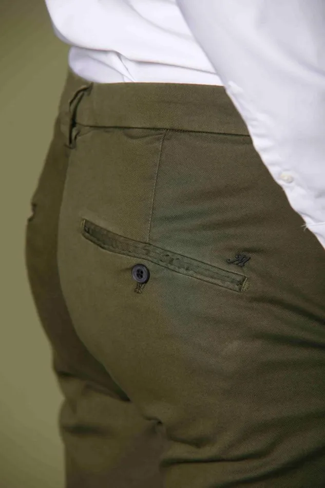 Man Osaka Style Chino Pants In Cotton And Tencel Tricot Carrot Fit Mason039s Pants