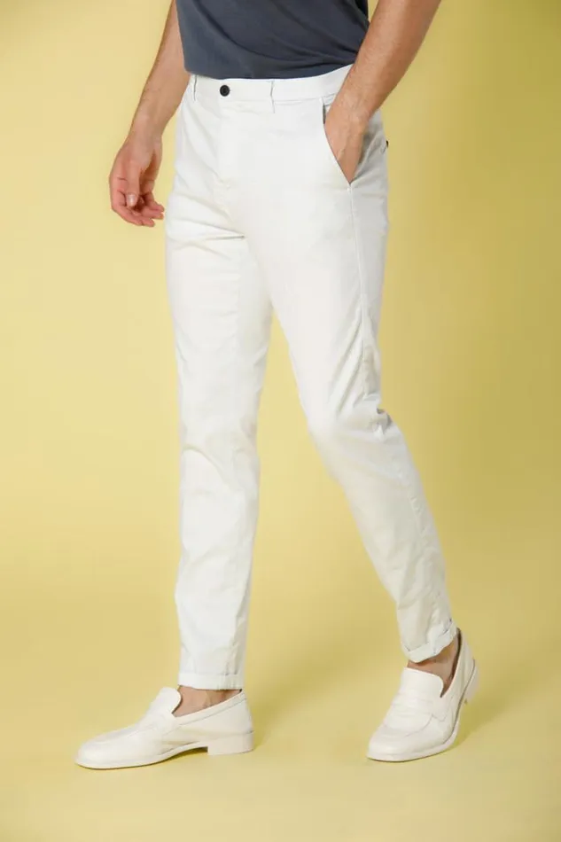 Man Osaka Style Chino Pants In Cotton And Tencel Tricot Carrot Fit Mason039s Pants