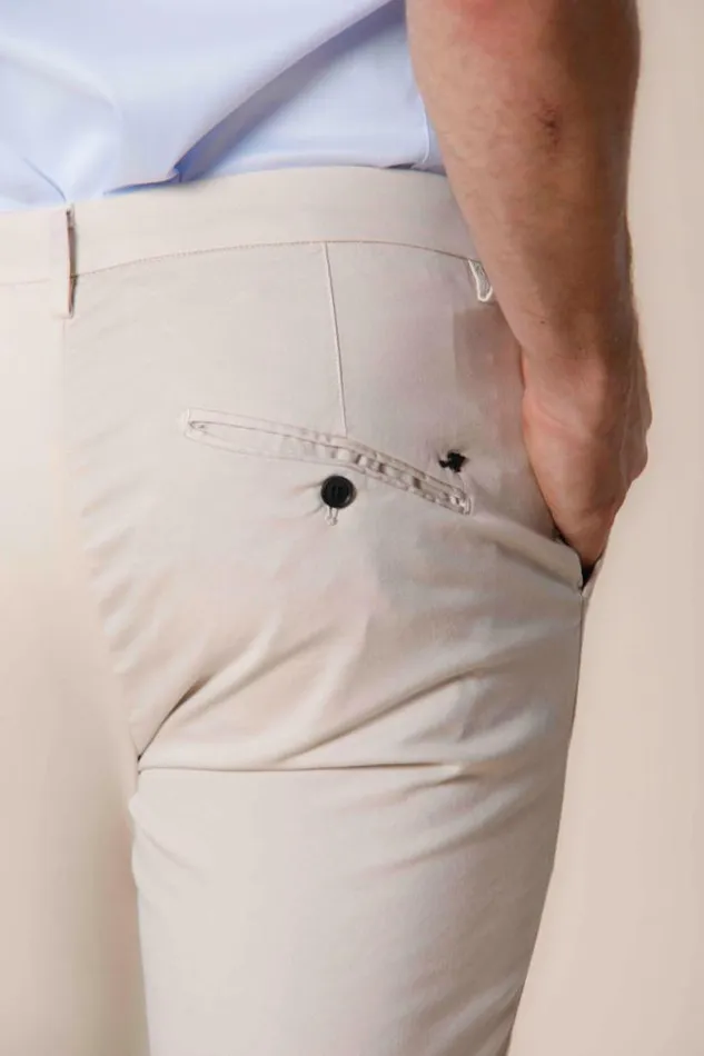 Man Osaka Style Chino Pants In Tencel And Cotton Tricot Carrot Fit Mason039s Pants