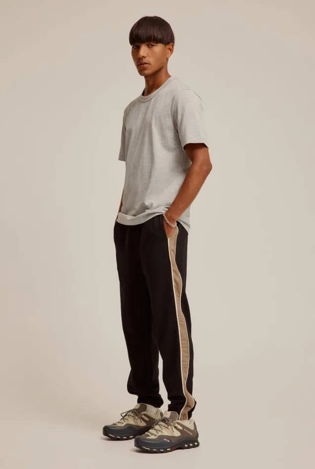 Man Venroy Pants Nylon Panelled Track Pant