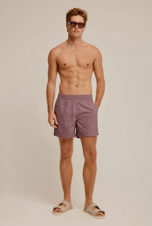 Man Venroy Swim Shorts Curved Hem Swim Short