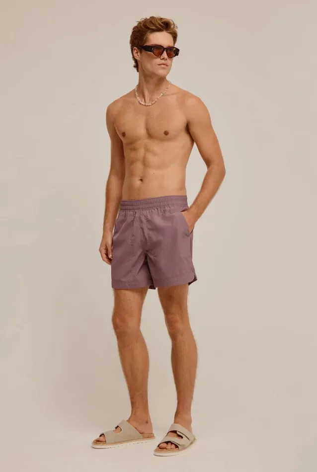 Man Venroy Swim Shorts Curved Hem Swim Short