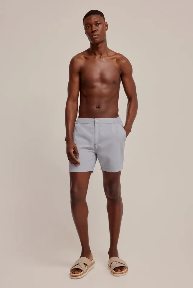 Man Venroy Swim Shorts Striped Snaplock Swim Short