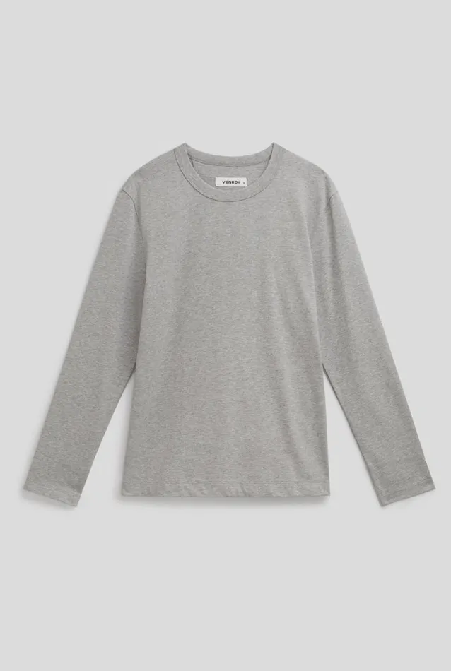 Man Venroy TShirts Long Sleeve Cotton TShirt