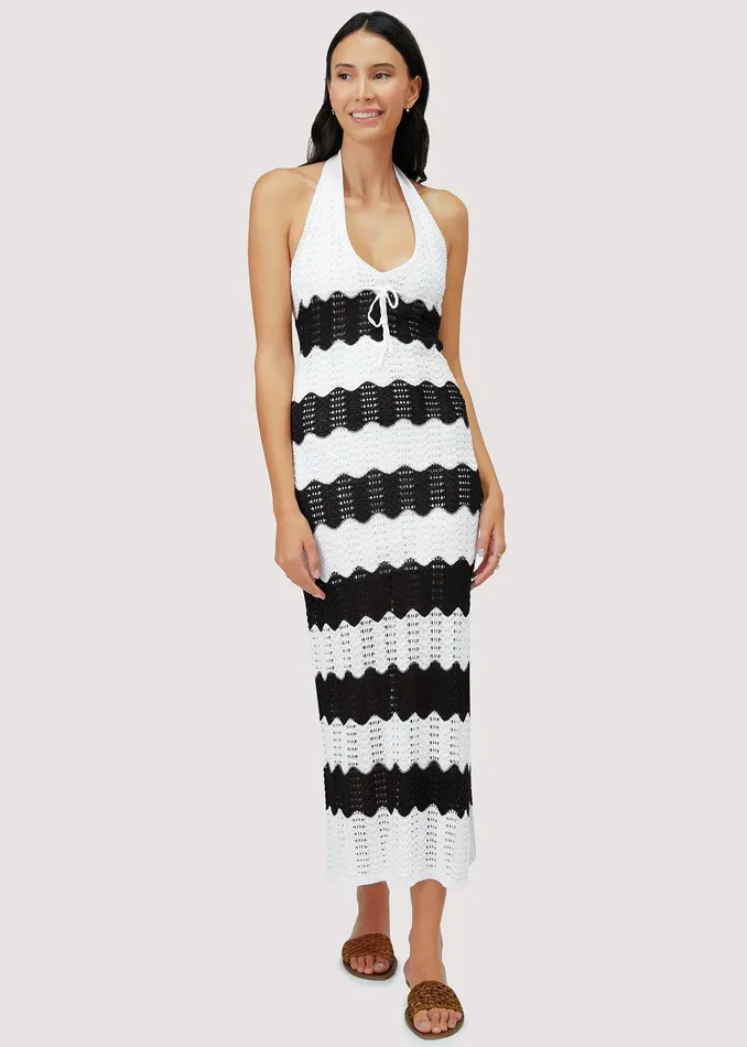 Marici Maxi Dress Blackcream Women Lost Wander Dresses