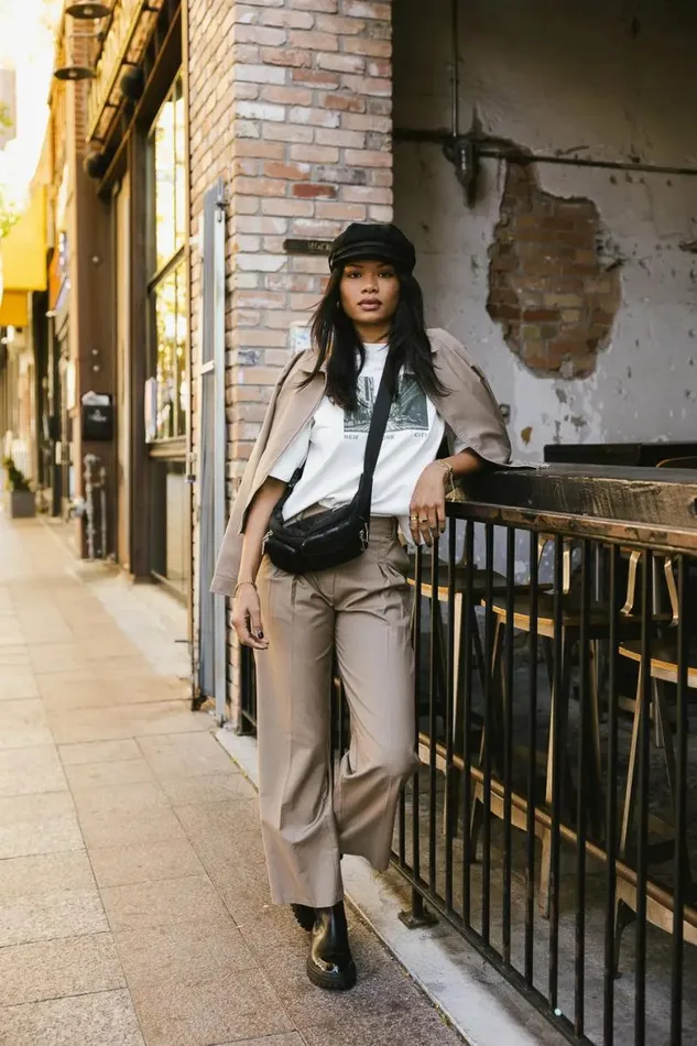 Marissa Straight Leg Pants Mocha Women Bohme Sets