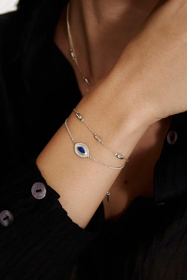 Mariya Evil Eye Bracelet Lapis Women Chan Luu Bracelets