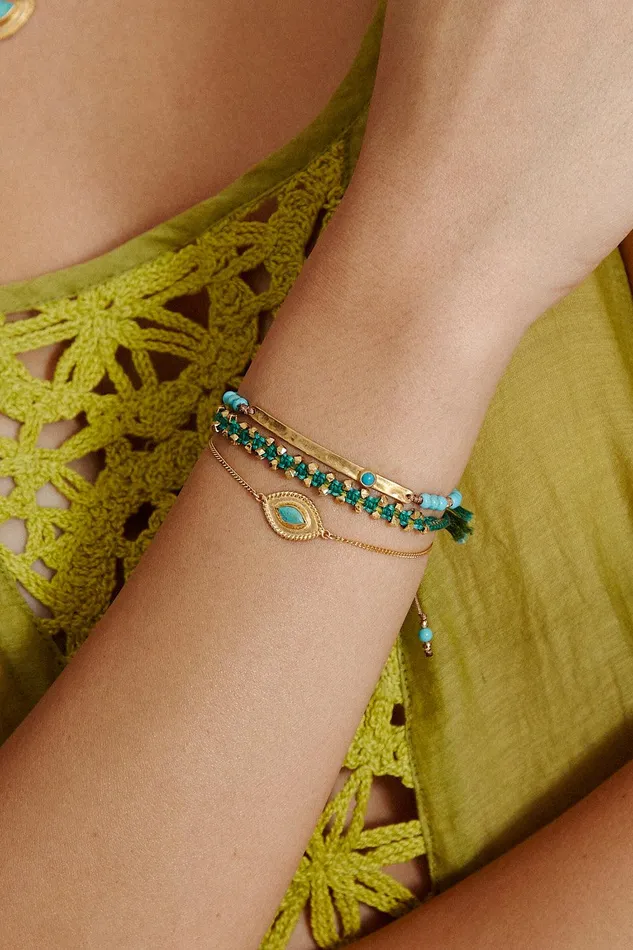 Mariya Evil Eye Bracelet Turquoise Women Chan Luu Bracelets