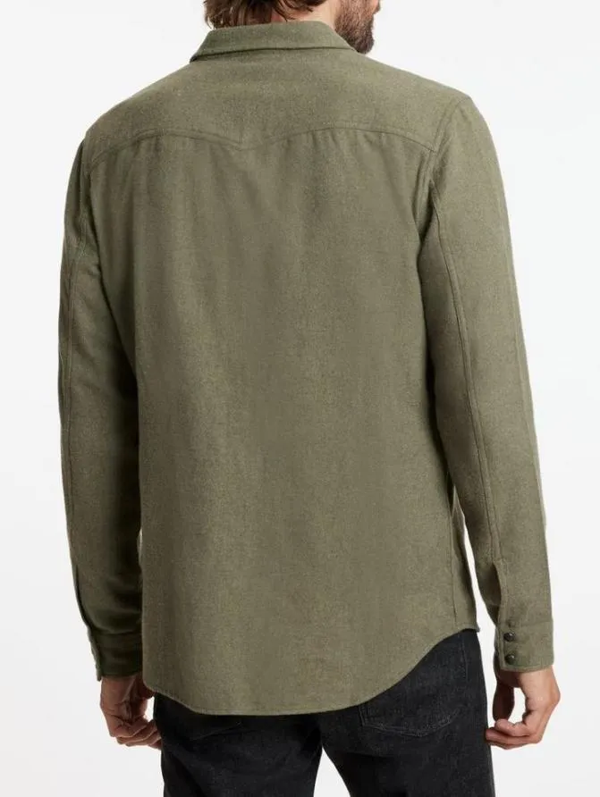 MARSHAL SHIRT Charc Brown Clothing John Varvatos Shirts