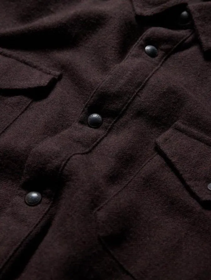 MARSHAL SHIRT Charc Brown Clothing John Varvatos Shirts