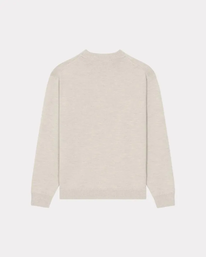 Men 039Boke Flower039 Embroidered Jumper Pale Grey Kenzo Sweaters And Cardigans
