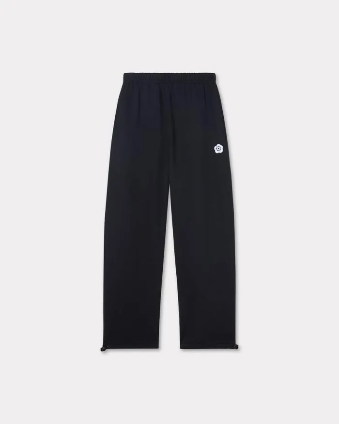 Men 039Boke Flower 20039 Embroidered Jog Pants Black Kenzo Pants And Shorts