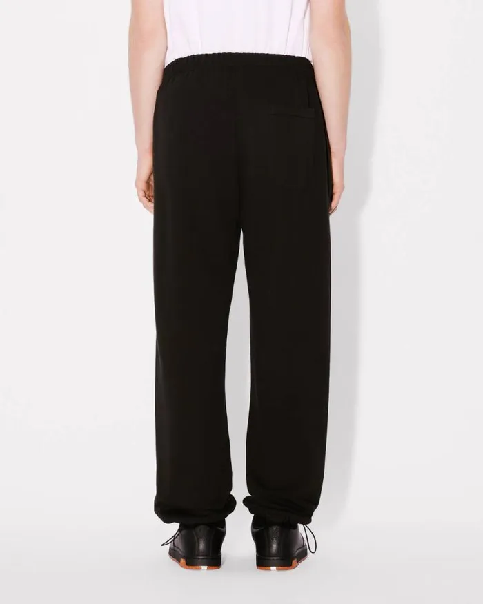 Men 039Boke Flower 20039 Embroidered Jog Pants Black Kenzo Pants And Shorts