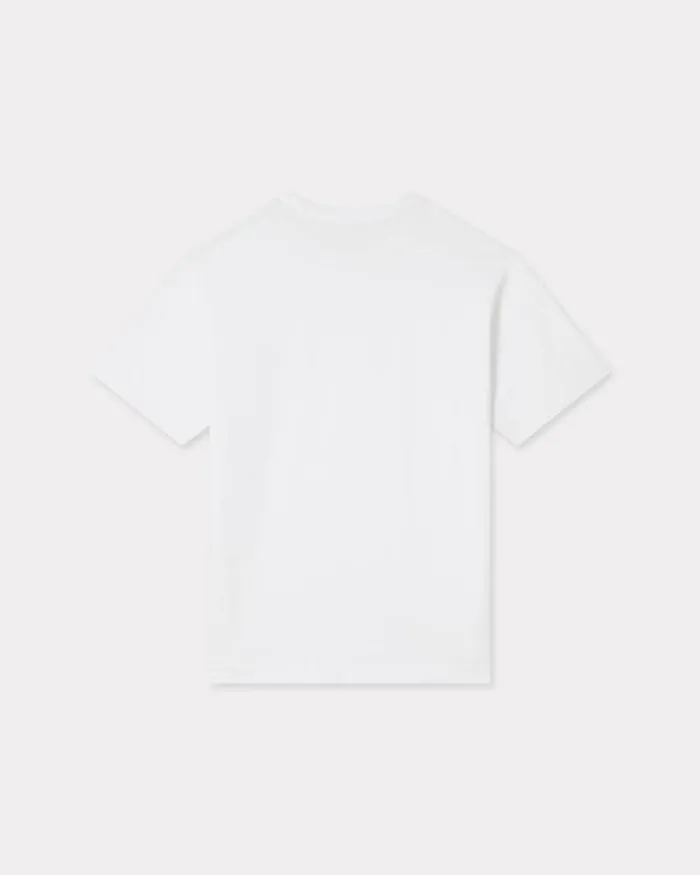 Men 039Boke Flower 20039 Tshirt In Cotton White Kenzo Tshirts And Polos