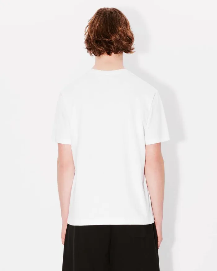 Men 039Boke Flower 20039 Tshirt In Cotton White Kenzo Tshirts And Polos