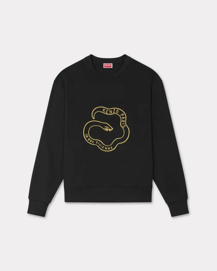 Men 039Lunar New Year039 Embroidered Sweatshirt In Cotton Black Kenzo Sweatshirts And Hoodies Men 039Lunar New Year039 Embroidered Sweatshirt In Cotton Black Kenzo Sweatshirts And Hoodies