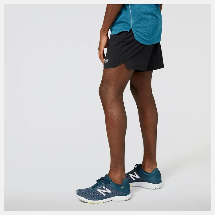 Men Accelerate 7 Inch Short Black New Balance Shorts