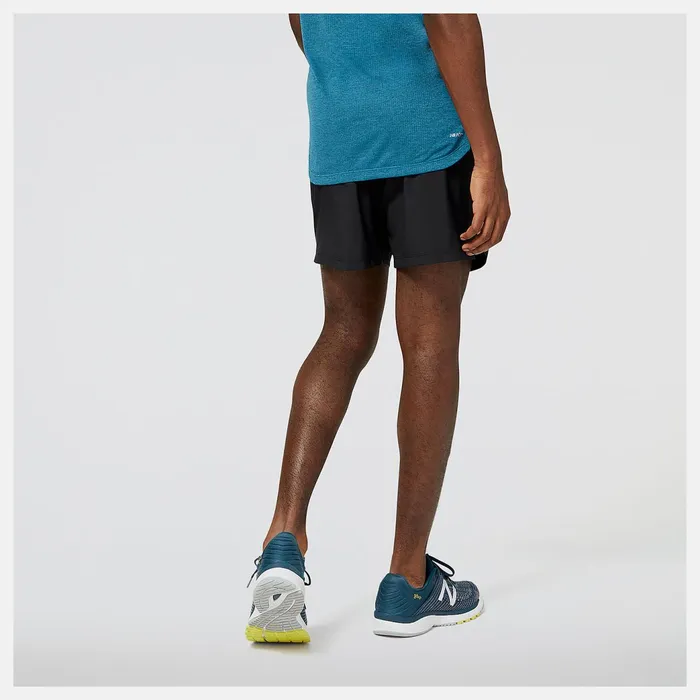 Men Accelerate 7 Inch Short Black New Balance Shorts