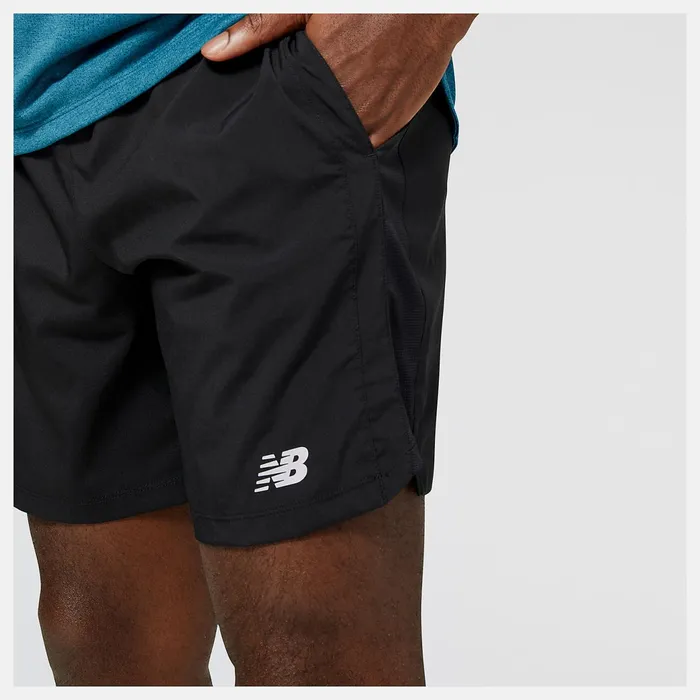 Men Accelerate 7 Inch Short Black New Balance Shorts
