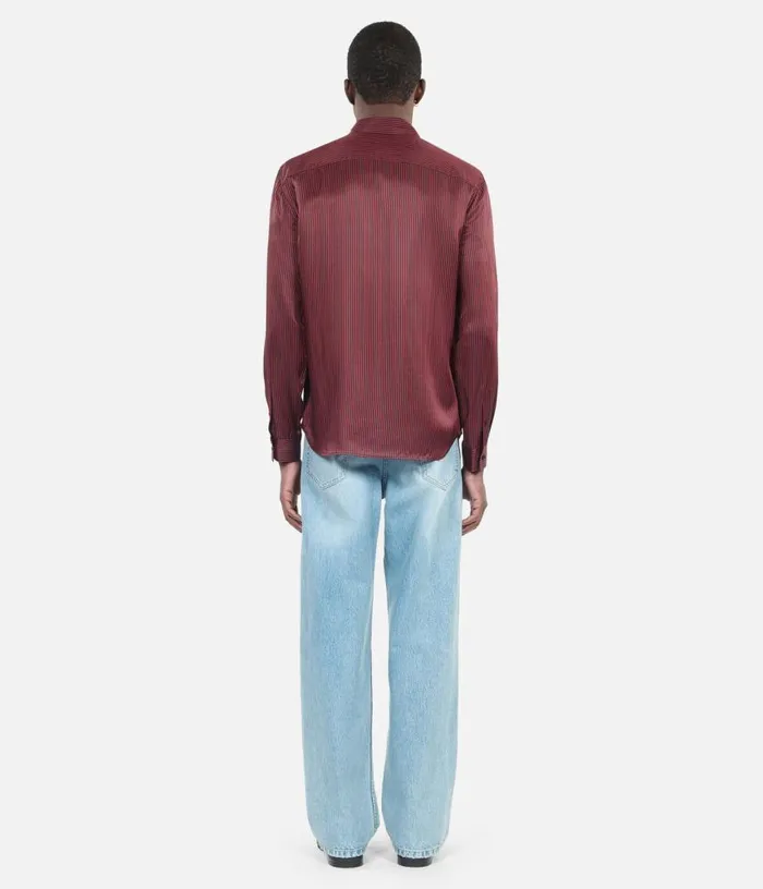 Men Black And Red Striped Shirt THE KOOPLES Shirts
