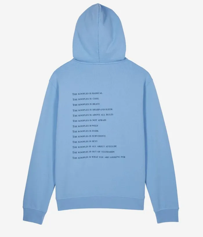 Men Blue What Is Hoodie THE KOOPLES Sweatshirts and Sweatpants