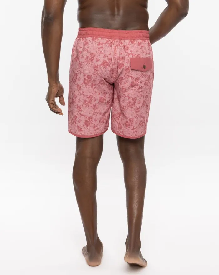 Men Boardshorts TravisMathew SEA OF FLAMES BOARDSHORT Heather Earth Red Men Boardshorts TravisMathew SEA OF FLAMES BOARDSHORT Heather Earth Red