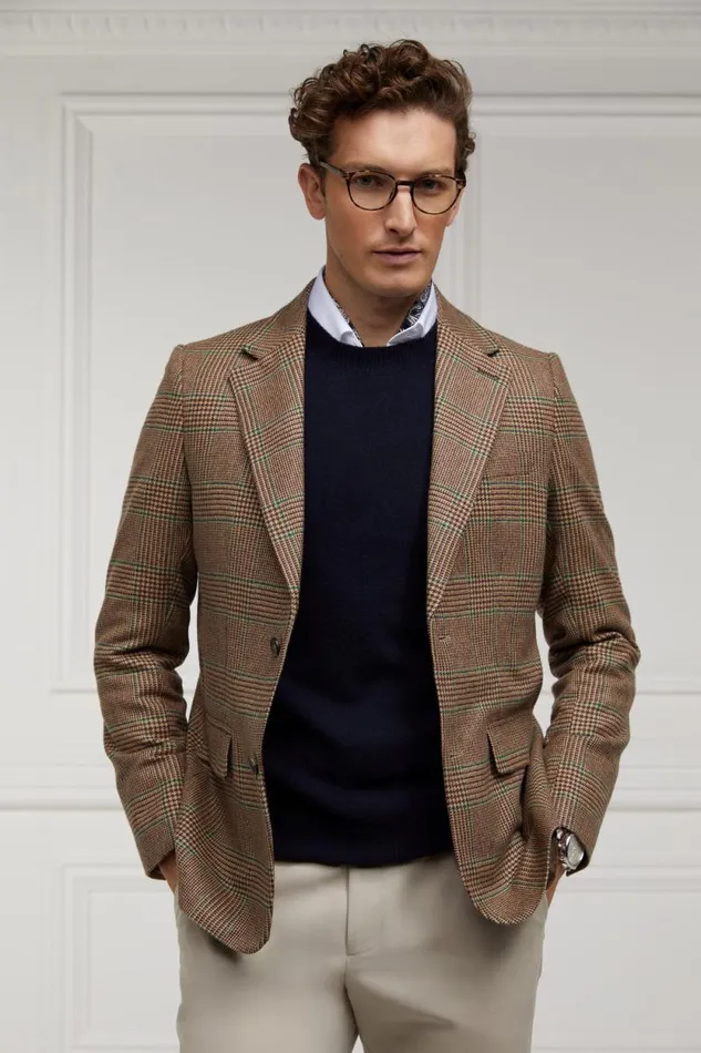 Men Byron Crew Neck Knit Navy Holland Cooper Knitwear