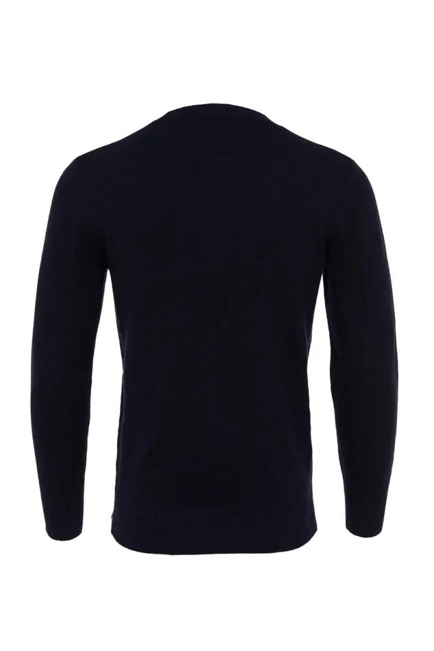 Men Byron Crew Neck Knit Navy Holland Cooper Knitwear