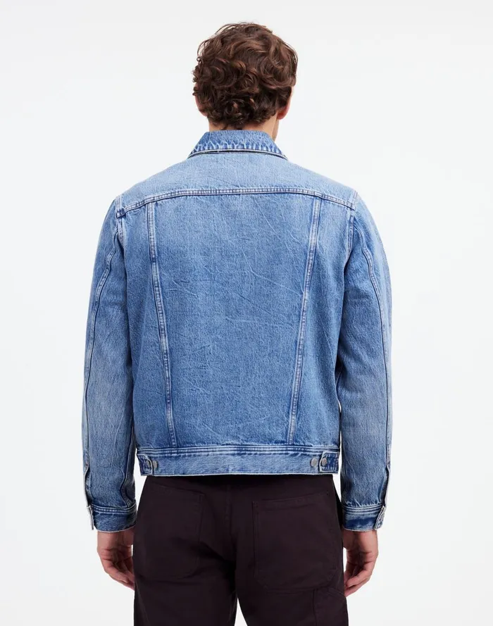 Men Coats Jackets Madewell Denim Trucker Jacket Parkyn Wash