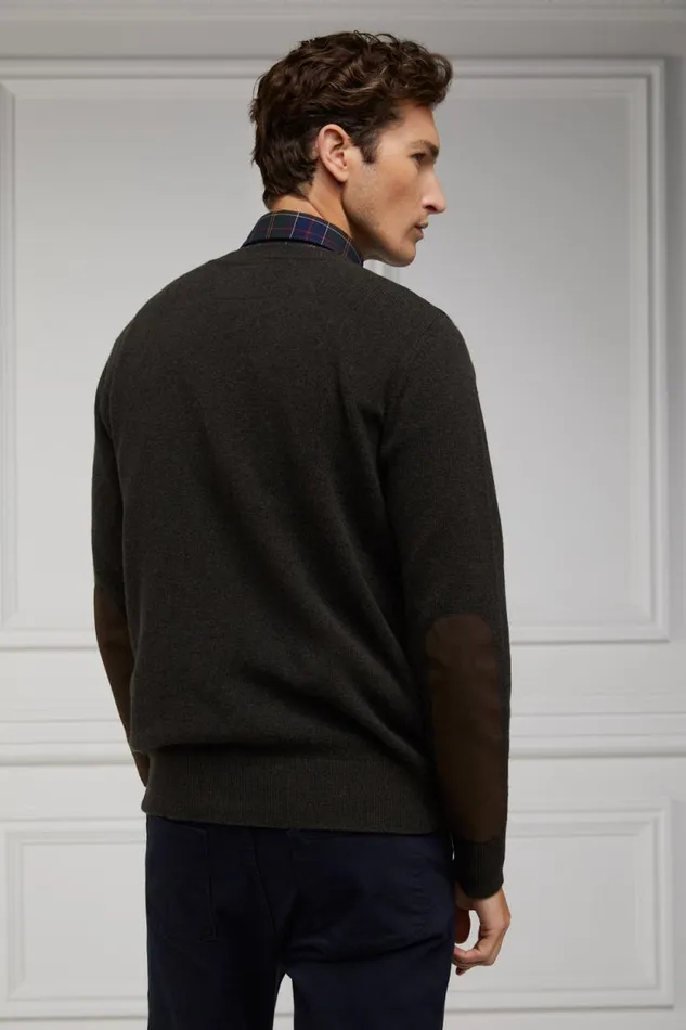Men Country Crew Neck Knit Moss Holland Cooper Knitwear Men Country Crew Neck Knit Moss Holland Cooper Knitwear