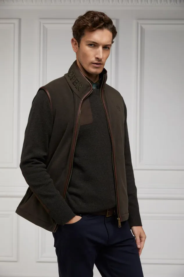 Men Country Crew Neck Knit Moss Holland Cooper Knitwear Men Country Crew Neck Knit Moss Holland Cooper Knitwear