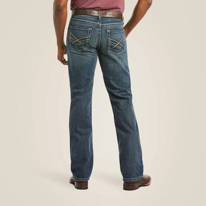 Men Denim Ariat M5 Slim Deadrun Stackable Straight Leg Jean Deadrun