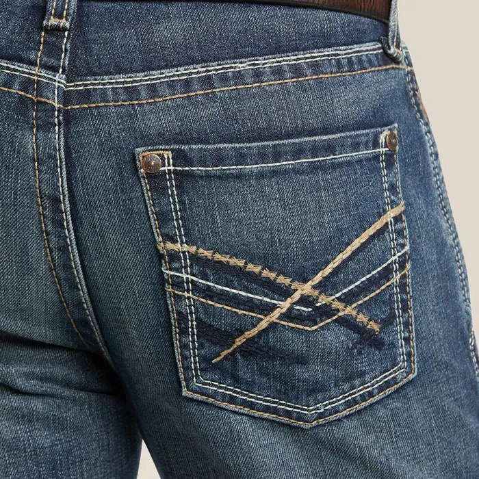 Men Denim Ariat M5 Slim Deadrun Stackable Straight Leg Jean Deadrun
