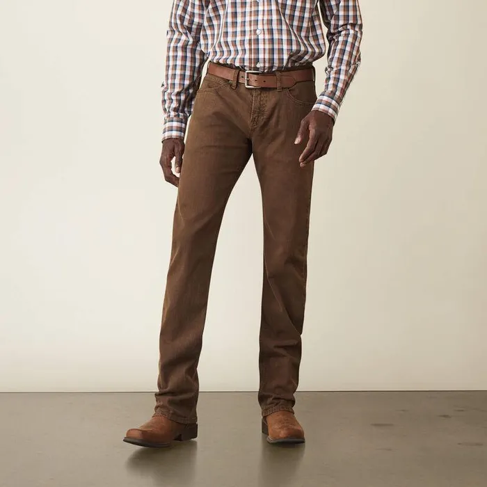 Men Denim Ariat M7 Grizzly Straight Jean Peat