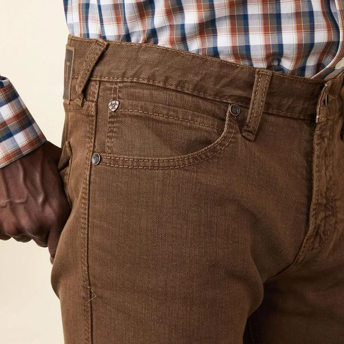 Men Denim Ariat M7 Grizzly Straight Jean Peat