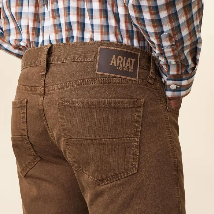 Men Denim Ariat M7 Grizzly Straight Jean Peat