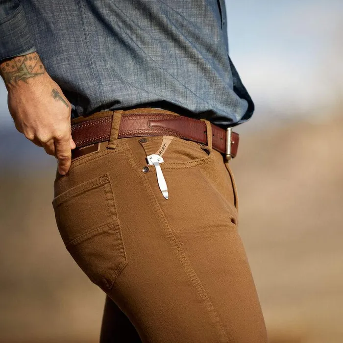 Men Denim Ariat M7 Grizzly Straight Jean Peat