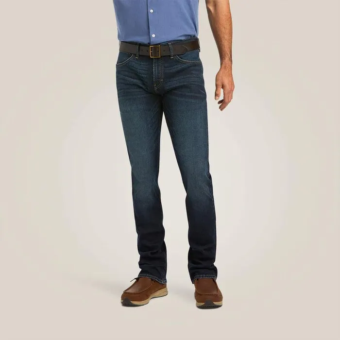 Men Denim Ariat M7 Slim Premium Straight Jean Asmu Michigan