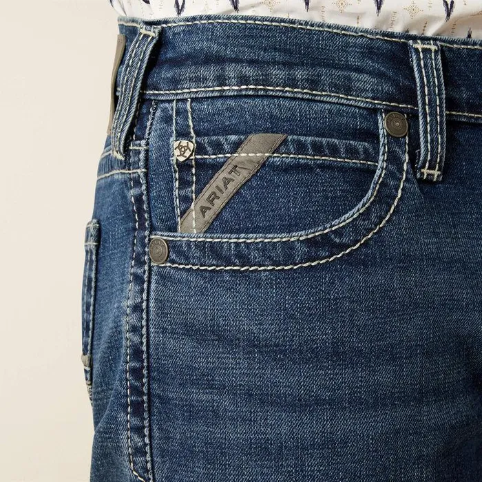 Men Denim Ariat M7 Slim Wesley Straight Leg Jeans Kenny