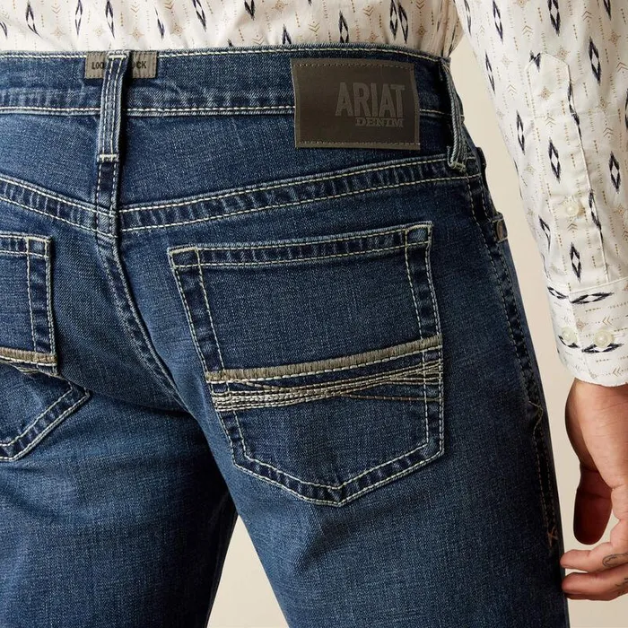 Men Denim Ariat M7 Slim Wesley Straight Leg Jeans Kenny